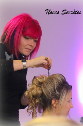Les essais make-up et coiffure
