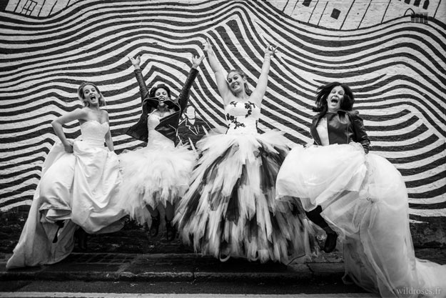 Trash the dress : réactions des Queens of London