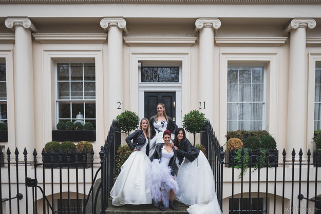 Trash the dress : réactions des Queens of London