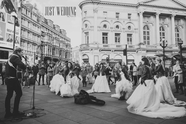 Trash the dress : réactions des Queens of London